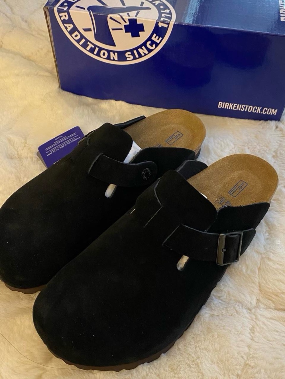 Birkenstock Boston Clogs Black n